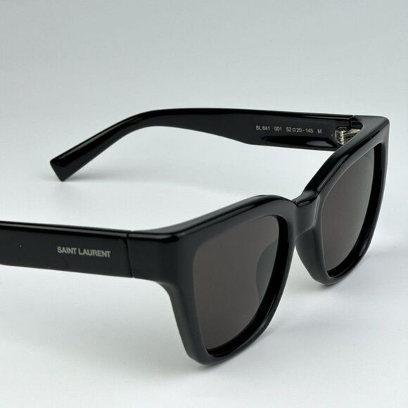 NEW Saint Laurent SL641 001 Black Cat Eye Unisex Sunglasses